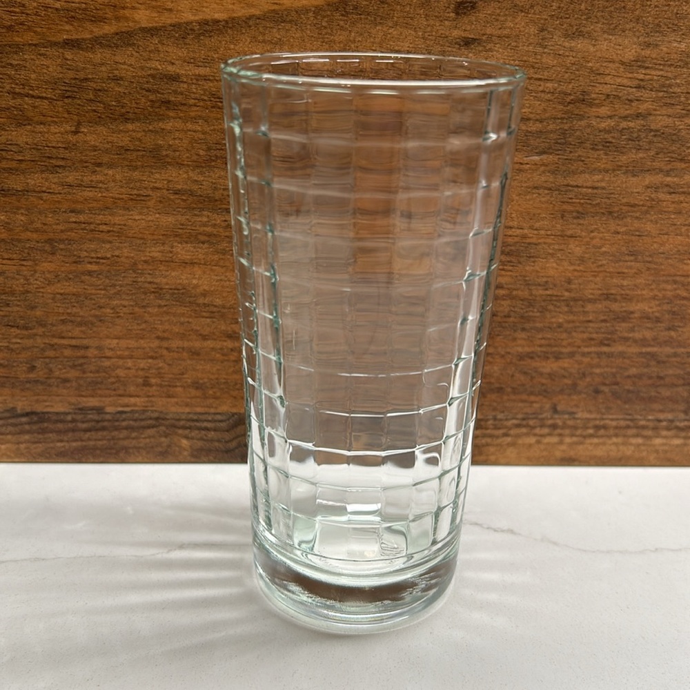 Pasabache Optic Block Vintage Retro Highball Or Juice Glasses 8oz Capacity - Picture 2 of 6